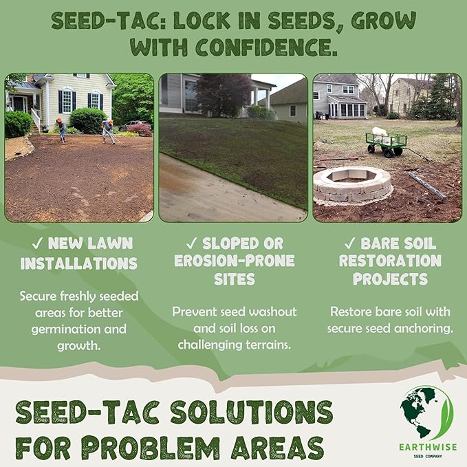 Seed-Tac™: Premium Organic Tackifier - Helps New Seed Succeed™