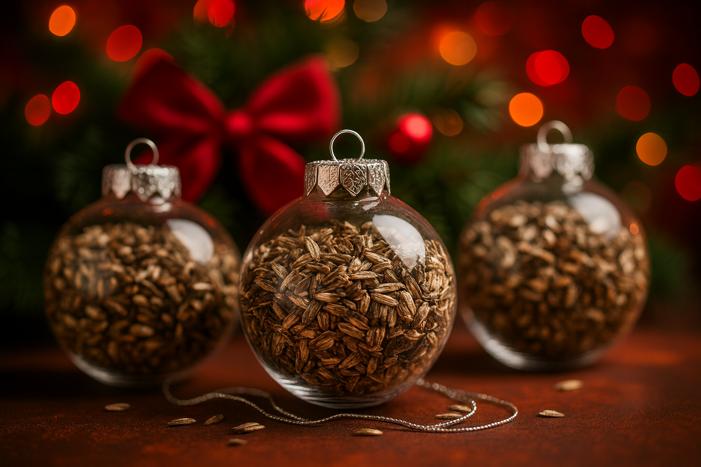 Native Wildflower Seed Ornaments (3-Pack) – Holiday Gift Set | 100% Pollinator-Friendly, Non-GMO Heritage Mix