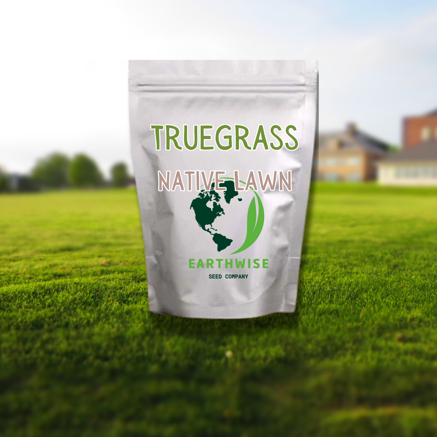 TrueGrass Native Grass Seed - The No Maintenance Native Lawn, Drought-Tolerant, Eco-Friendly Grass Blend